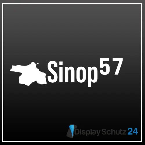 Sinop - Sticker mit Karte - Display Schutz24