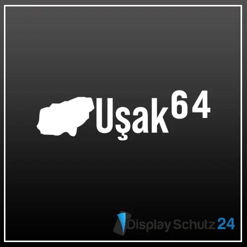 Uşak - Sticker mit Karte - Display Schutz24