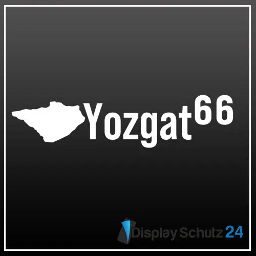 Yozgat - Sticker mit Karte - Display Schutz24