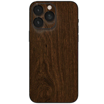 Dark Wood Backside Skin - Für alle Smartphones bis 7 Zoll