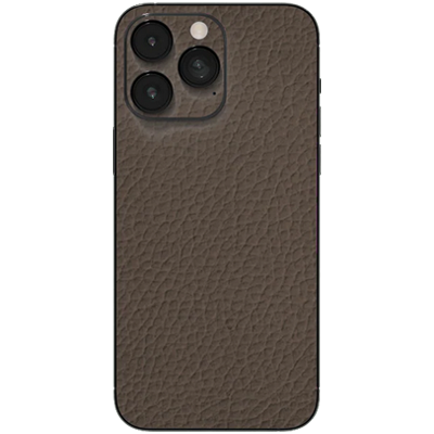 Leather Brown Backside Skin - Für alle Smartphones bis 7 Zoll
