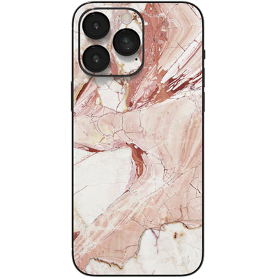 Pinky Marble Backside Skin - Für alle Smartphones bis 7 Zoll