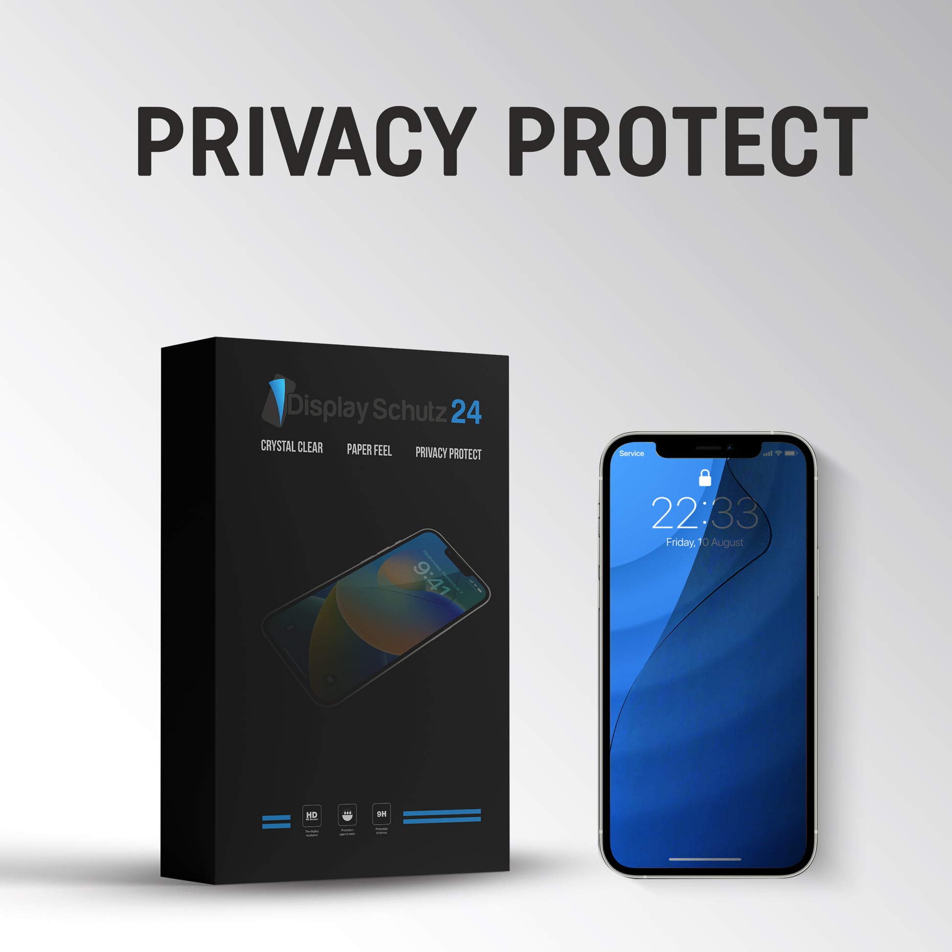 Privacy Protect Panzerschutzfolie für alle Smartphones