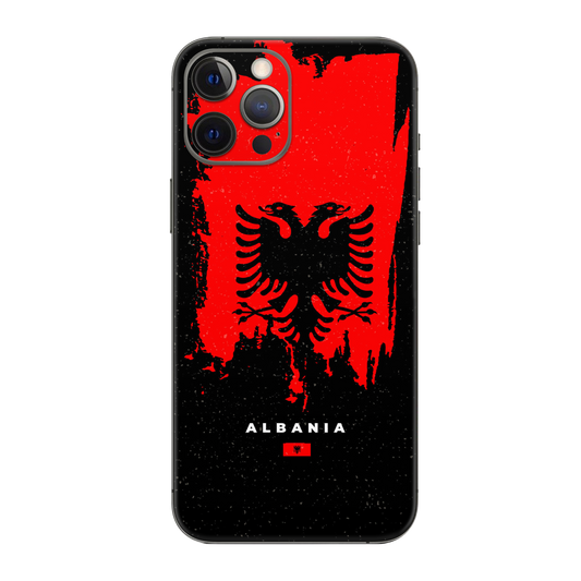 Backside Skin Albanien - Für alle Smartphones bis 7 Zoll