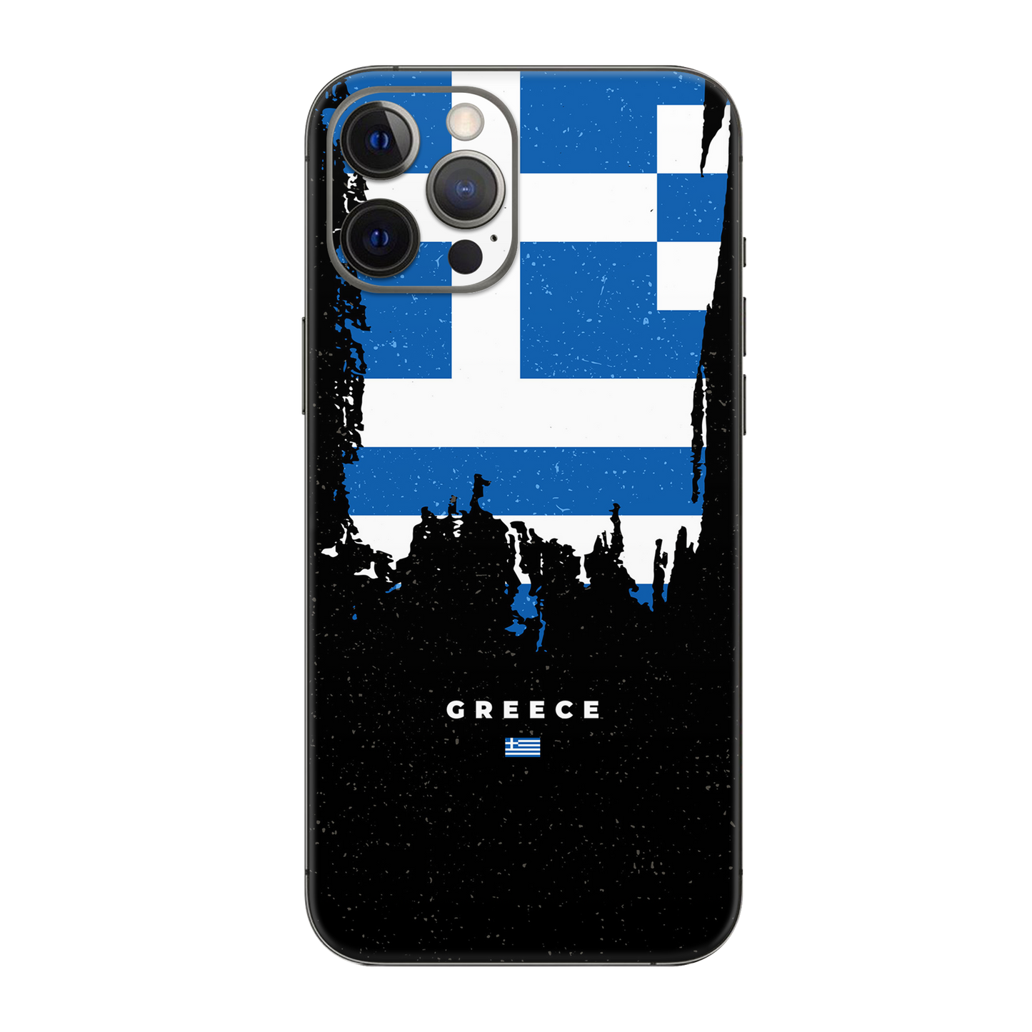 Backside Skin Griechenland - Für alle Smartphones bis 7 Zoll