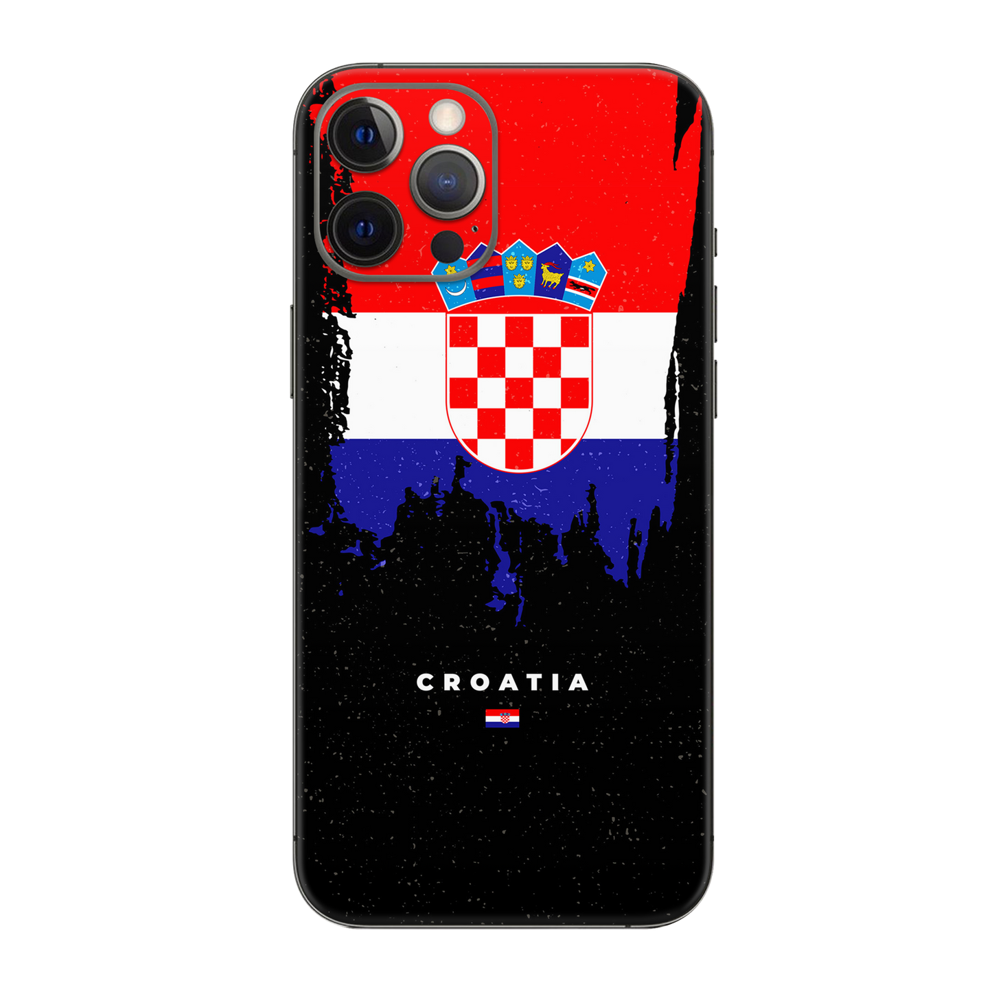 Backside Skin Kroatien - Für alle Smartphones bis 7 Zoll